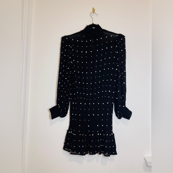 Retrofete Hedy Dress black with pearls - Picture 6 of 8